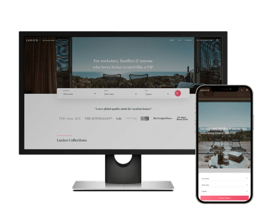 Luxico platform screenshots